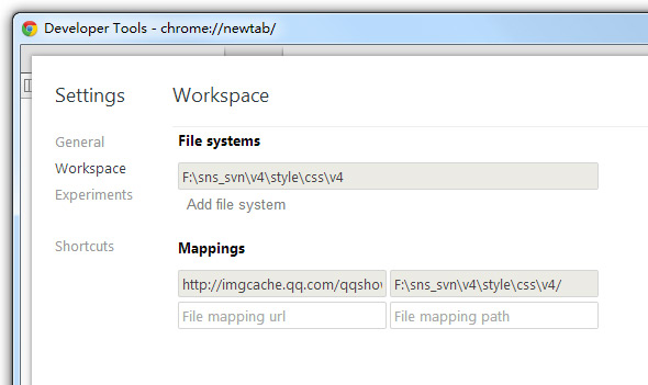 前端开发者调试工具Chrome Workspace