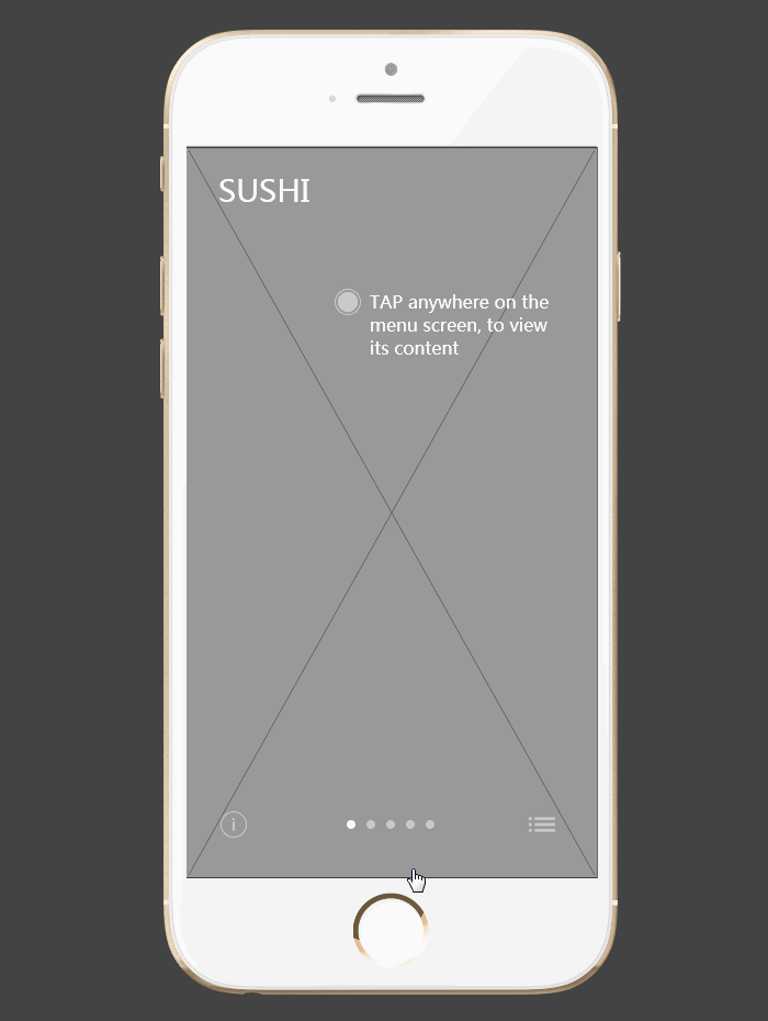 优秀原型设计欣赏：美食类App原型制作分享-Sooshi