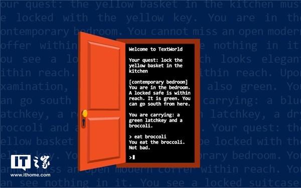 微软宣布TextWorld开源项目：基于Python，可生成文本游戏