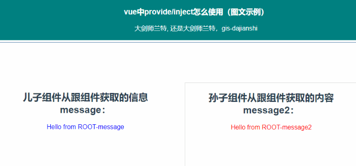 Vue基础：provide和inject的使用法则