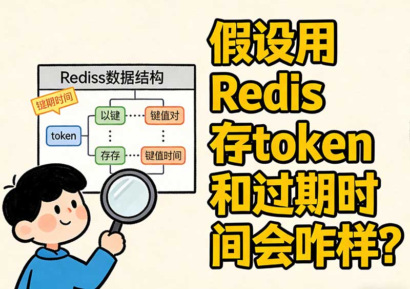 假设用Redis存token和过期时间会咋样？