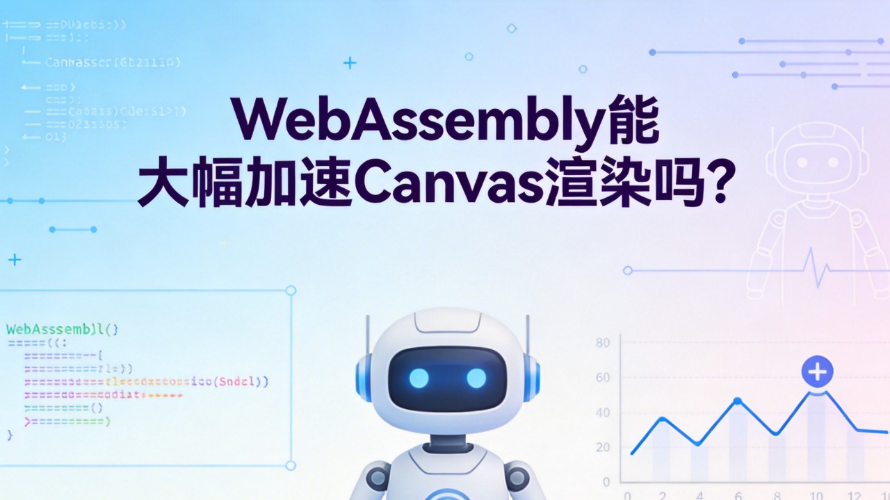 WebAssembly能大幅加速Canvas渲染吗? WebAssembly能大幅加速Canvas渲染吗